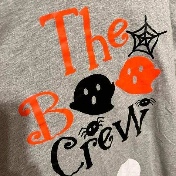 L Boo Crew Maternity Halloween Tee Shirt - Picture 4 of 7